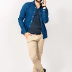 Relaxed Fit Poplin Blazers