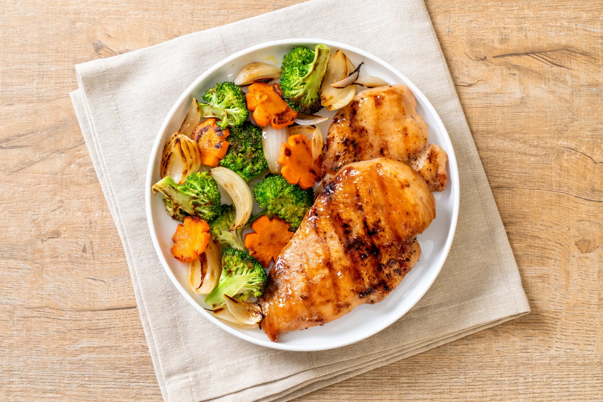 Grilled Garden Veg Meal