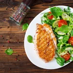 Grilled Salmon with Vegs