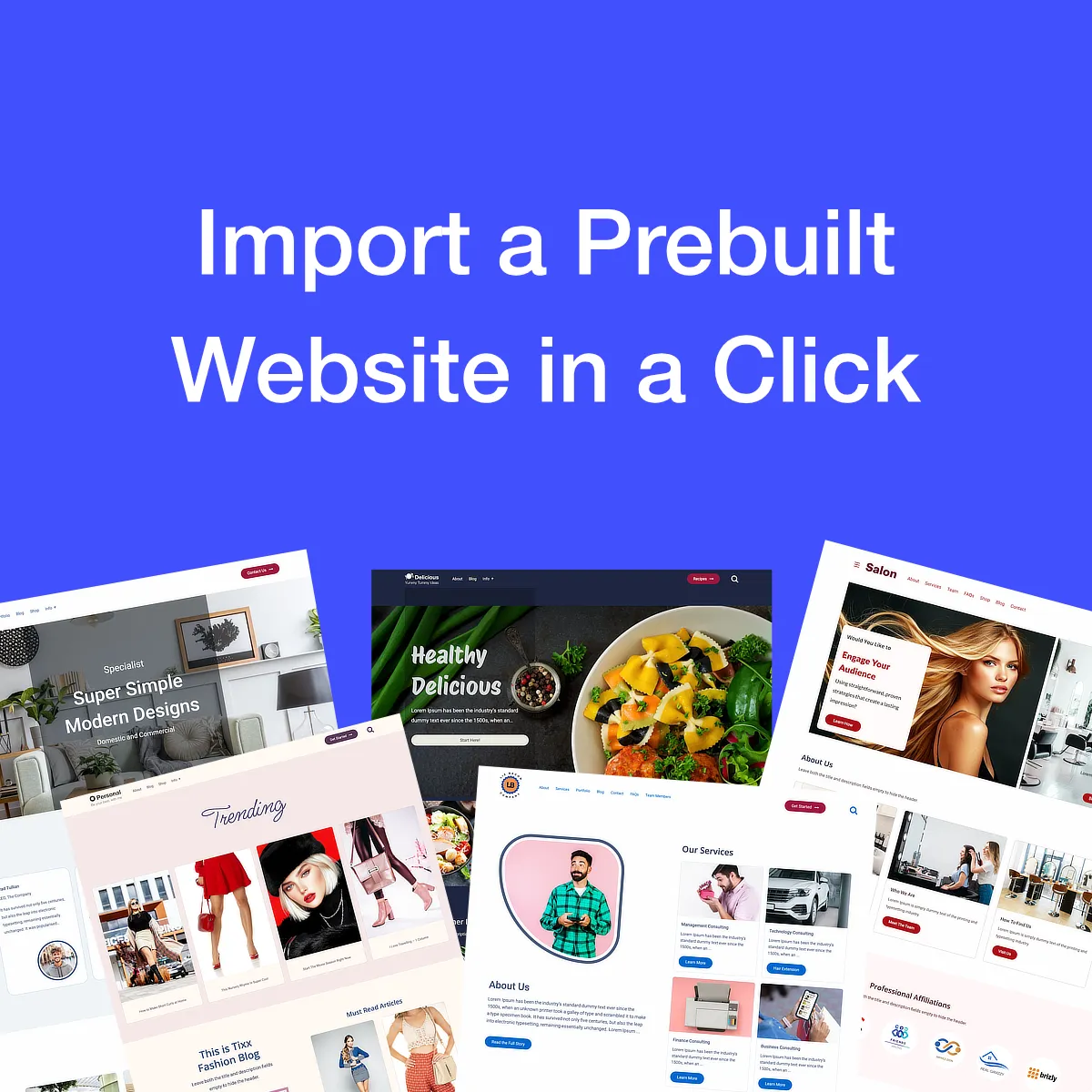 How to Import a Starter Site
